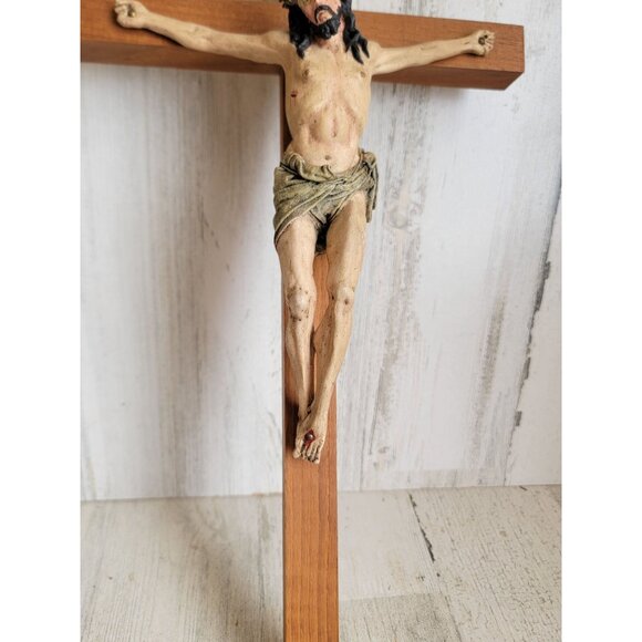 INRI cross Jesus crucifix hanging home decor wall religious - Picture 5 of 10